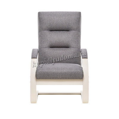 Кресло для отдыха Leset Монэ (Слоновая кость/Ткань Malmo 95 Серый)