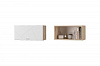 Шкаф настенный Скай Лайн 600 с горизонтальной дверью (Дуб сонома/Белый)