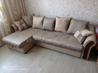 Угловой диван-кровать Адмирал независимый пружинный блок К (2 кат)