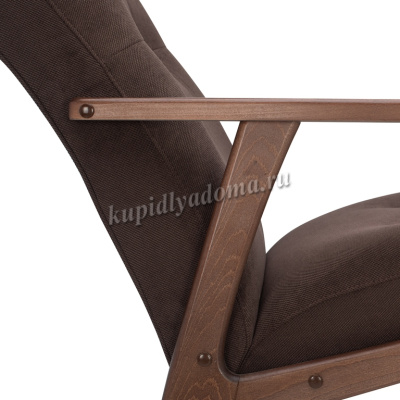 Кресло для отдыха Leset Remix (Орех/Ткань коричневая Ophelia 15)