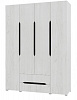Шкаф Вега 4-х створчатый с ящиками без зеркала (Дуб прованс)