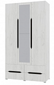 Шкаф Вега 3-х створчатый с зеркалом и ящиками (Дуб прованс)